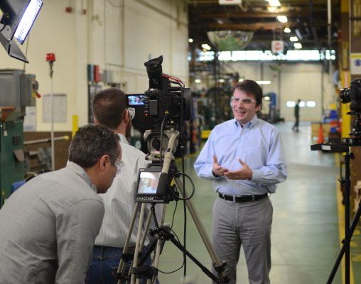 Video taping session with Jacobs Vehicle Systems' President