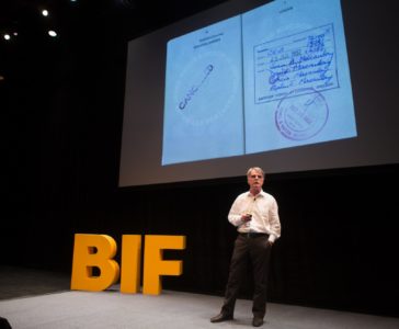 David Macaulay, The Way Things Work, presenting at BIF Summit 2017